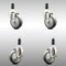Service Caster 4 Inch 316SS Thermoplastic Rubber Swivel 1-1/8 Inch Stem Caster Brake SCC, 2PK SCC-SS316EX20S414-TPRB-2-TLB-2-118 - alternate 5